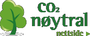CO2 nøytral nettside